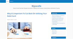 Desktop Screenshot of bijyocolle.com